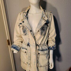 Steve Madden Acid Wash Jacket